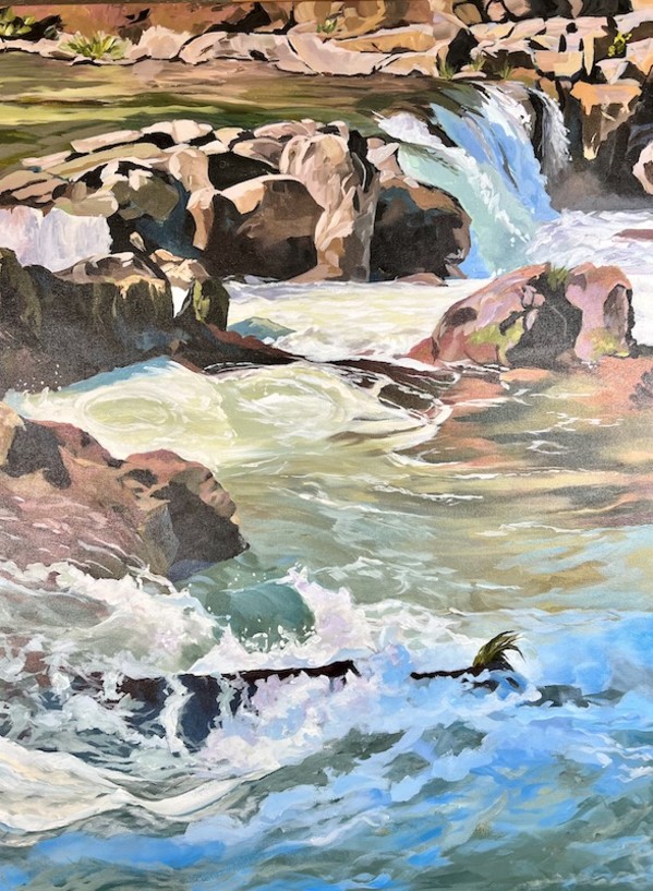 A RIVER WILD... Awarded BEST OF SHOW by Emerald Art National Show by Patrice Cameron