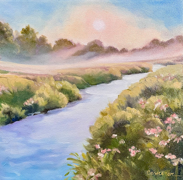 WILD PINKS AT DAWN by Patrice Cameron
