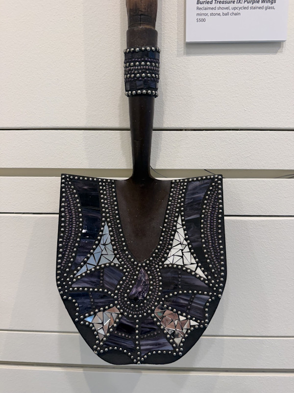 Buried Treasure IX: Purple Wings by Jane Glotzer, Image 3.