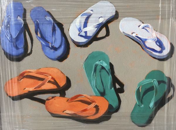 Flip Flop Family II by Tracy Wall