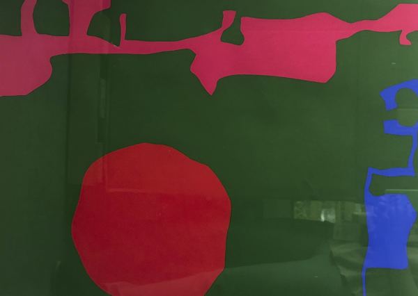 January 1973:11 (Green, red abstract) by Patrick Heron