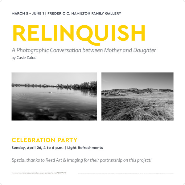 Relinquish Exhibition Poster by Casie Zalud