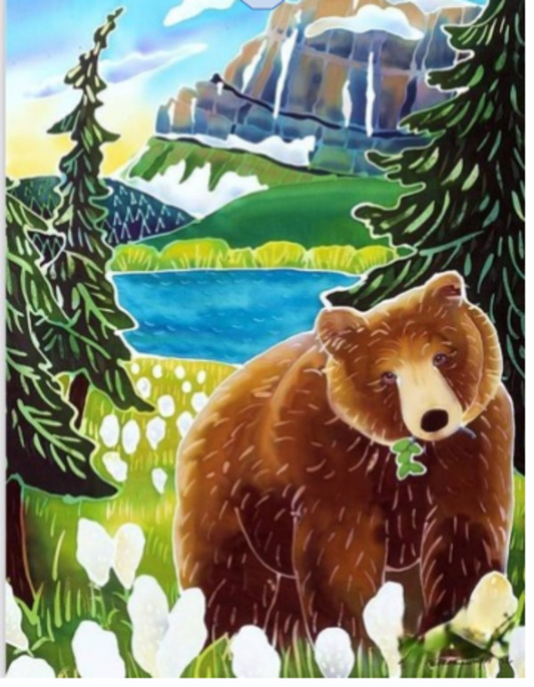 Bear in Bear Grass by Unknown