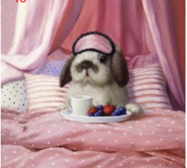 Breakfast in bed by Unknown