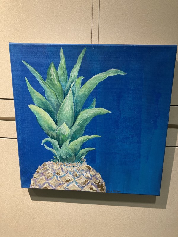 Blue Pineapple by Erica Richard