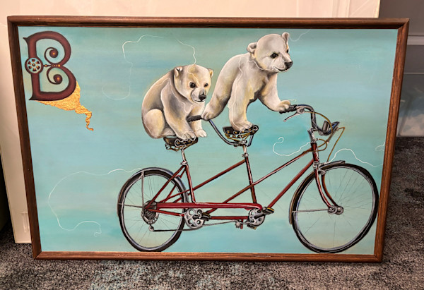 B is for baby bears bicycling