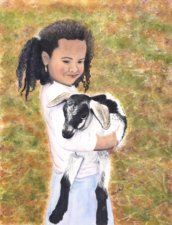 Abi & Goat by Karla Horst