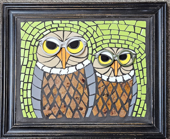 Owls with Glasses by Marlea Taylor