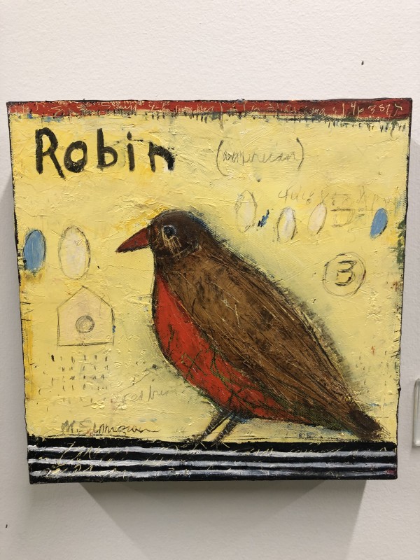 Yellow Robin by Mary Scrimgeour