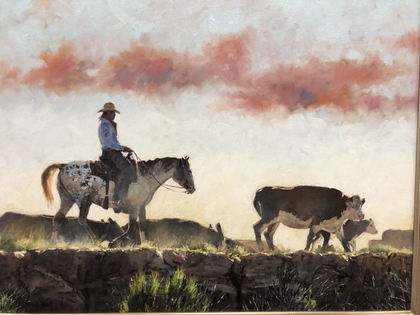 Profile of a Working Cowboy by Nathan Solano