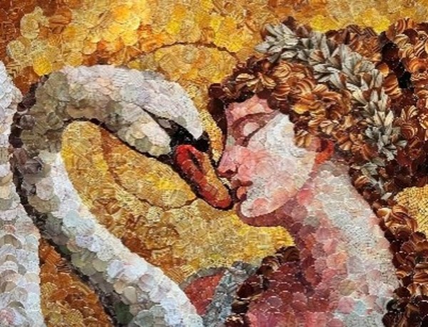 Golden Leda and The Swan by Pat Monroe, Image 1.