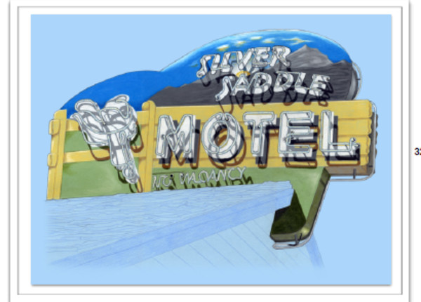 Silver  Saddle Motel by Austin Baskett