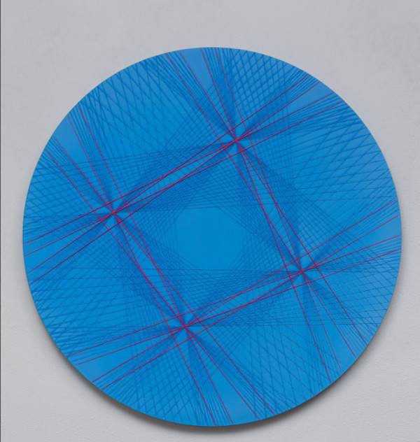 Blue Monochrome Web by Jeff Richards