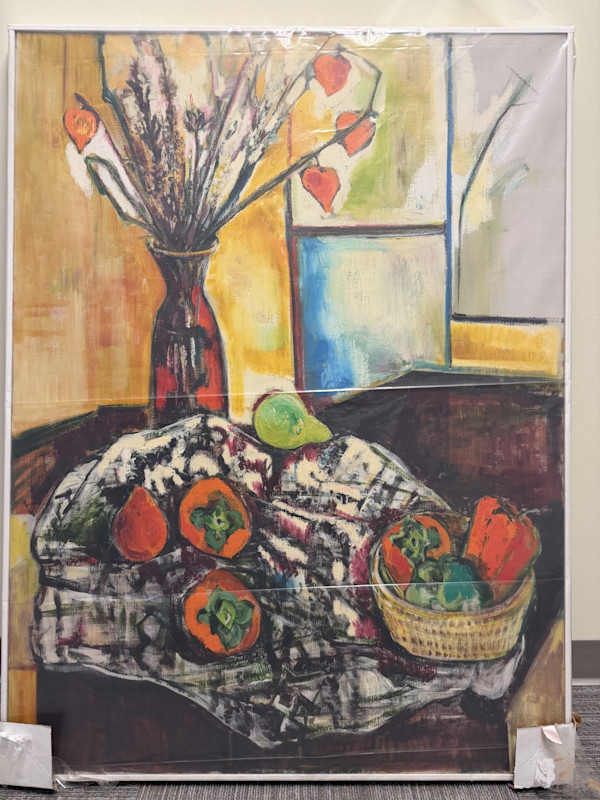 Still Life with Persimmons by Mari Lyons