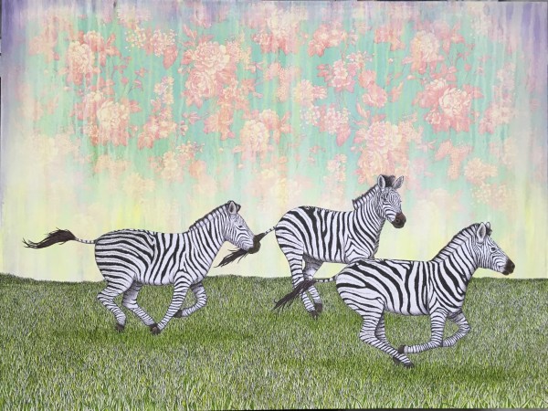 Zebras by Mark Stokesbury