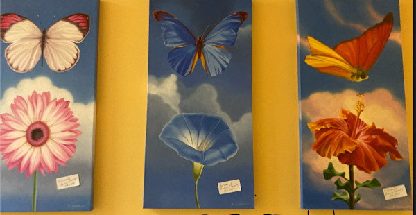 Butterfly Flowers by R Garriott