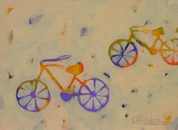 Riding with Joy, III by Diana Fritzler