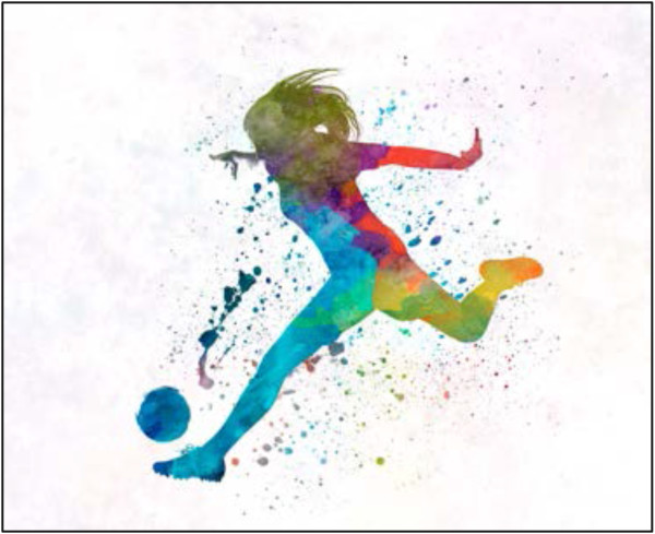 Woman Soccer Player 01 by Unknown