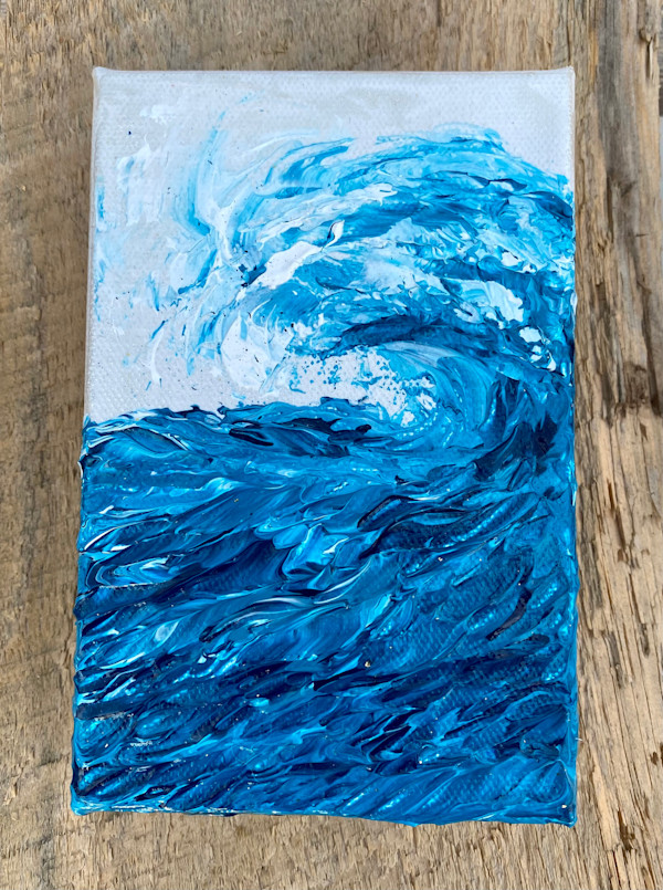 Aquamarine Wave by Jenny E. Dennis, Image 1.