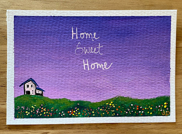 Home Sweet Home- Framed by Jenny E. Dennis