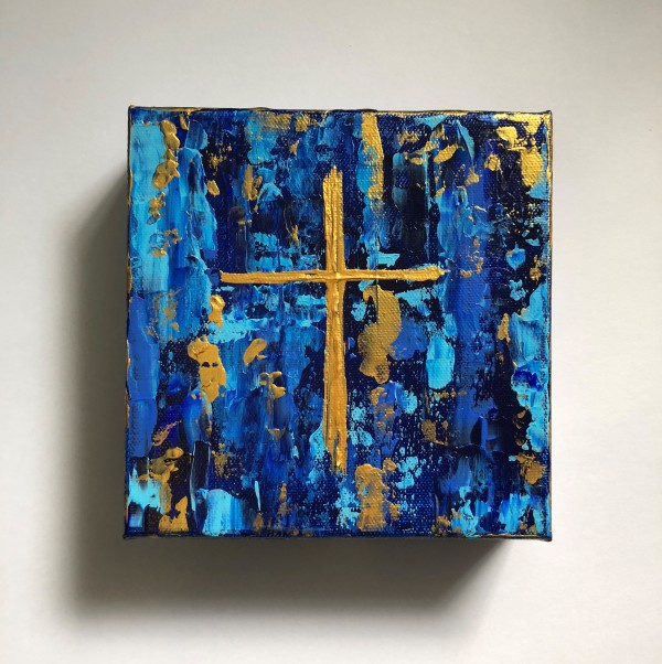 Blue Crossed II by Jenny E. Dennis