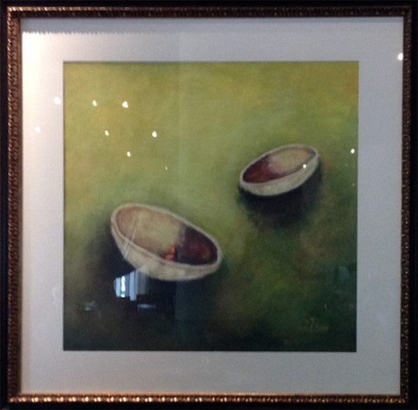 Pears and Bowls (4) (bowls) by Carole Redmond