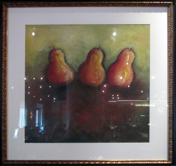 Pears and Bowls (4) (3 pears) by Carole Redmond