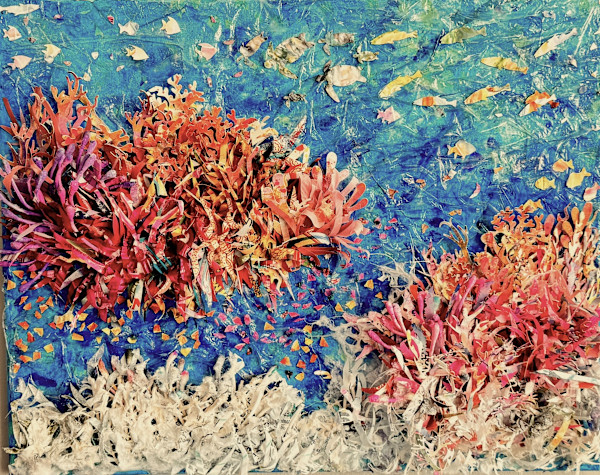 Swim Away Said the Coral to the Zooxanthellae by Charlene Moy, Image 1.