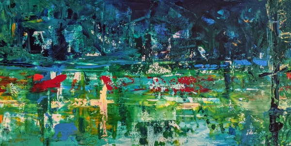 Reflections, Lily Pond by Kim Hill-Goddette