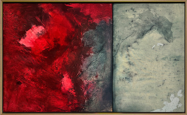 Push & Pull - Mixed Media on Canvas by Paige Ring, Image 2.