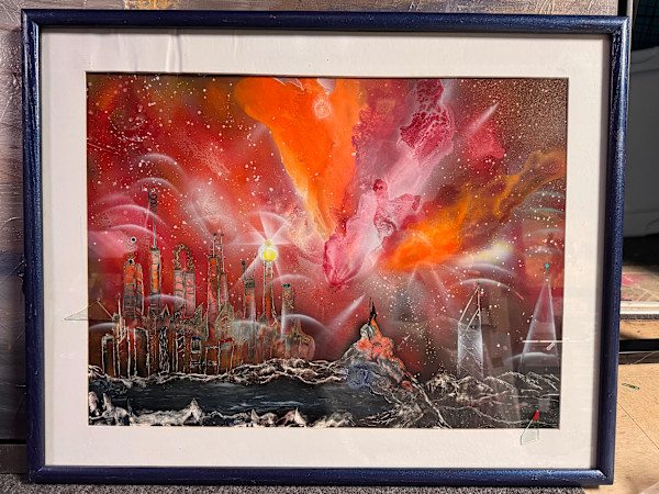 FLAMING GLASS by Marlynn Rutenberg