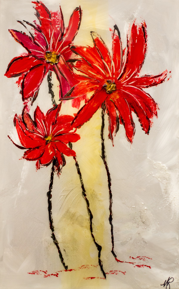 Red Flowers, What Else Would You Expect it to be Called by Marlynn Rutenberg