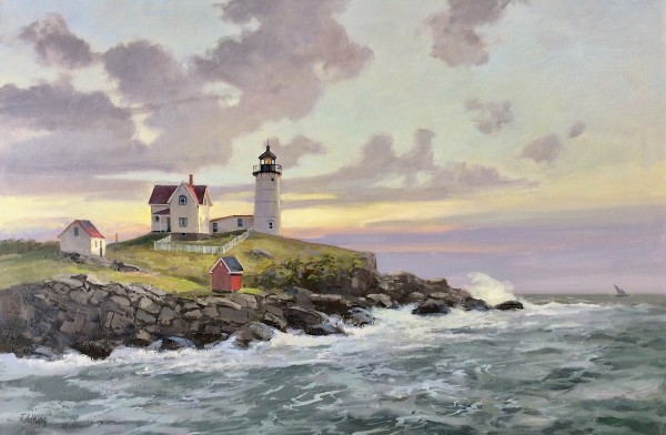 Cape Neddick Lighthouse by Thomas Adkins