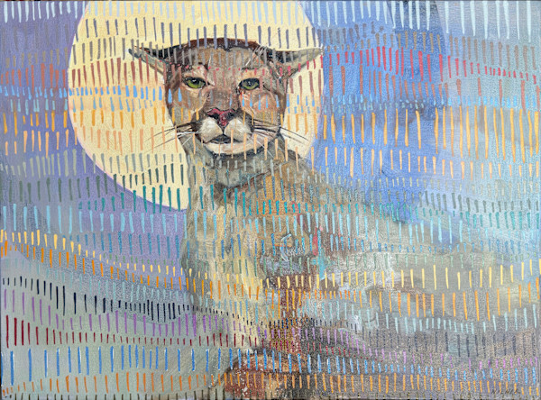 Cougar with Setting Sun 2 by Amanda Wilner, Image 1.