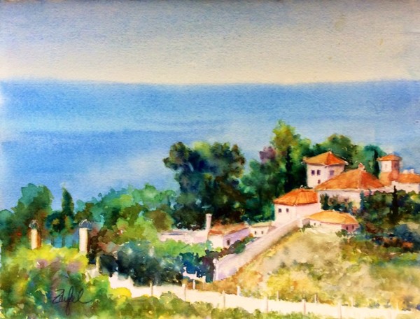 The View from La Finca del Nino by Rebecca Zdybel