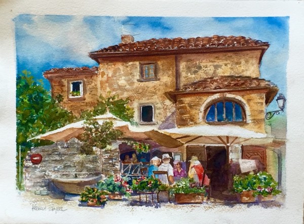 Tuscan Cafe by Rebecca Zdybel