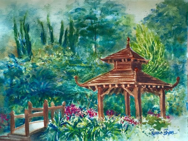 Japanese Garden by Rebecca Zdybel