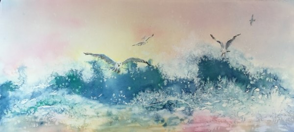 Wings and Waves 5 by Rebecca Zdybel