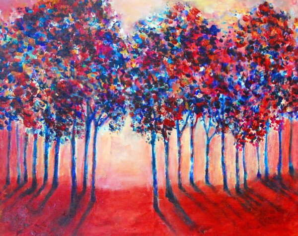 Abstract Trees by Rebecca Zdybel