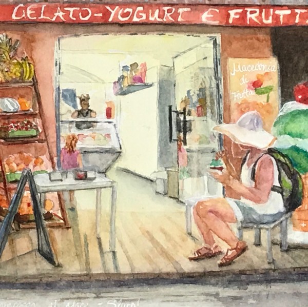 Gelato and Fruit by Rebecca Zdybel