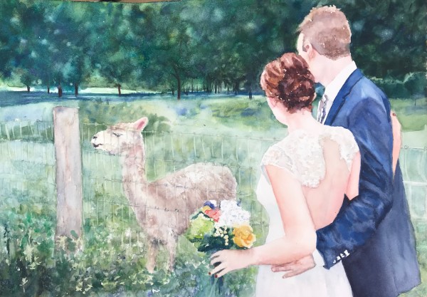 Wedding Commission by Rebecca Zdybel