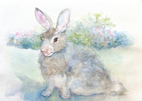 Pastel Easter Bunny by Rebecca Zdybel