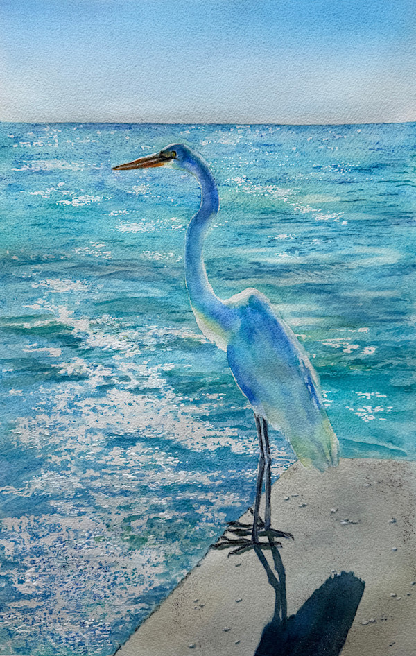 Bedazzled Egret by Rebecca Zdybel, Image 1.