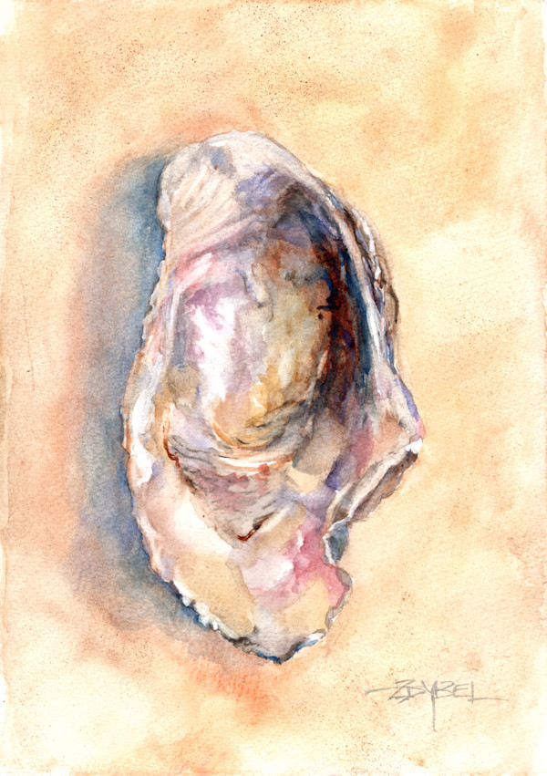 Colorful Oyster on Sand by Rebecca Zdybel, Image 1.