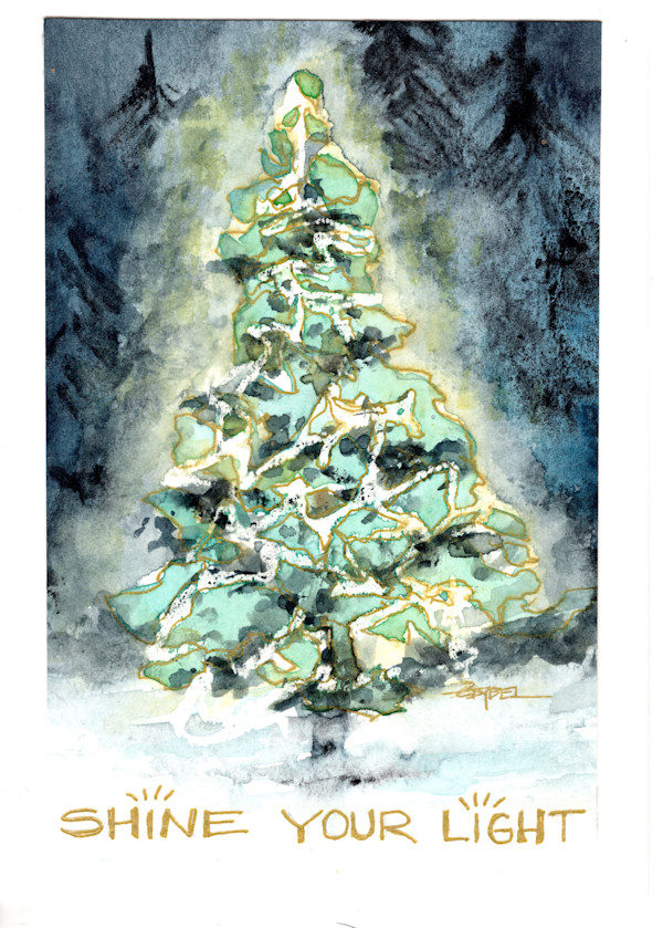 Fir tree 14 by Rebecca Zdybel