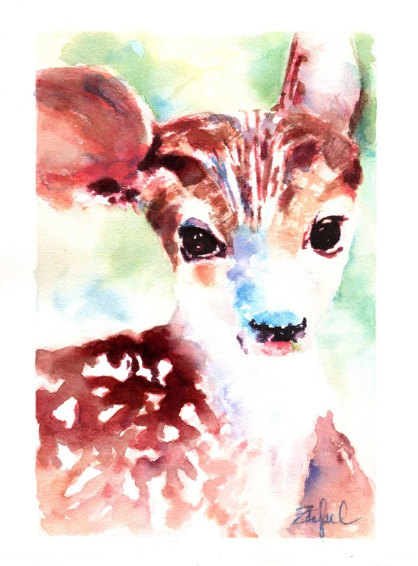Friendly Fawn by Rebecca Zdybel