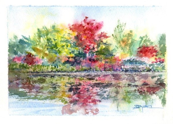 Giverny Recalled by Rebecca Zdybel