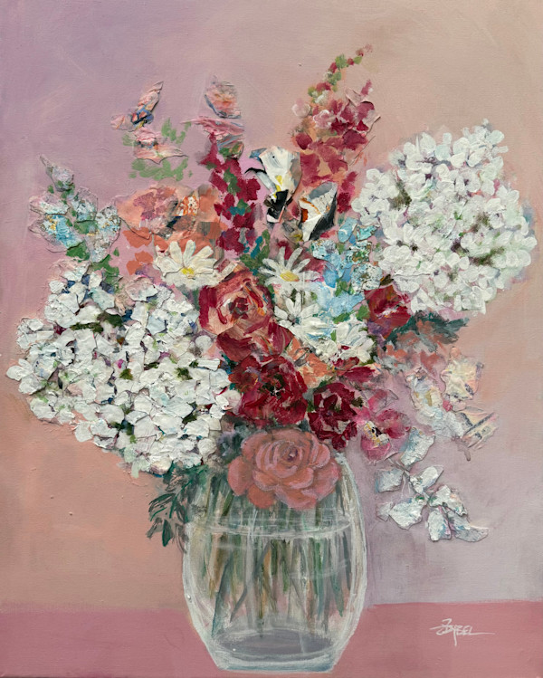 Apeeling Floral - Hydrangea snaps and roses by Rebecca Zdybel, Image 2.