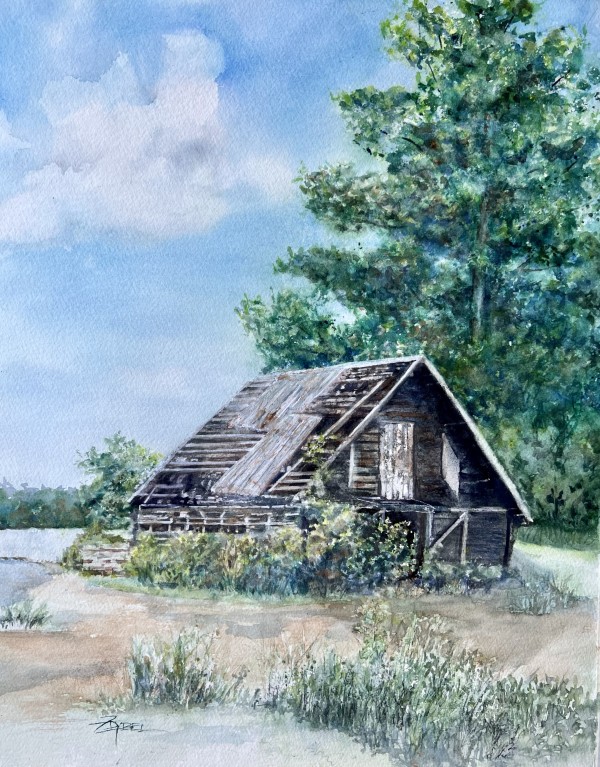 Tobacco Barn for Ann Hughes by Rebecca Zdybel