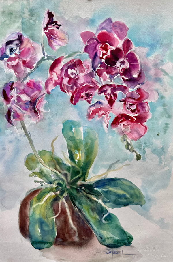Exuberant Orchid by Rebecca Zdybel